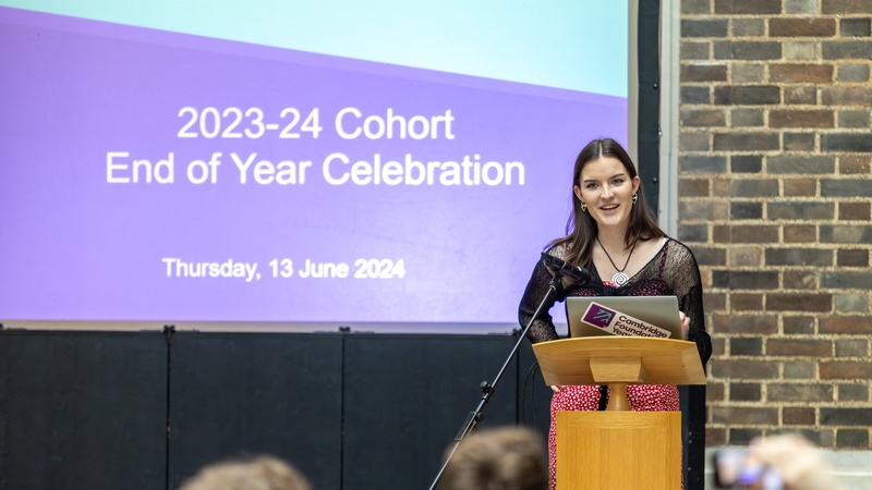 Foundation Year course rep, Thea Grant 