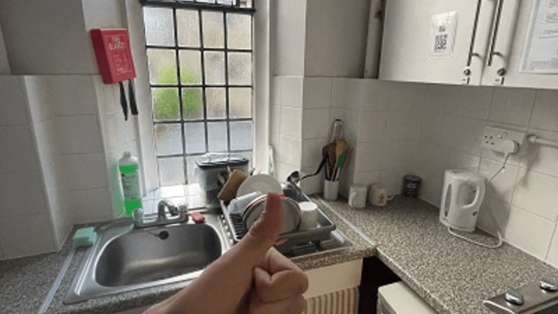 Niall's College kitchen