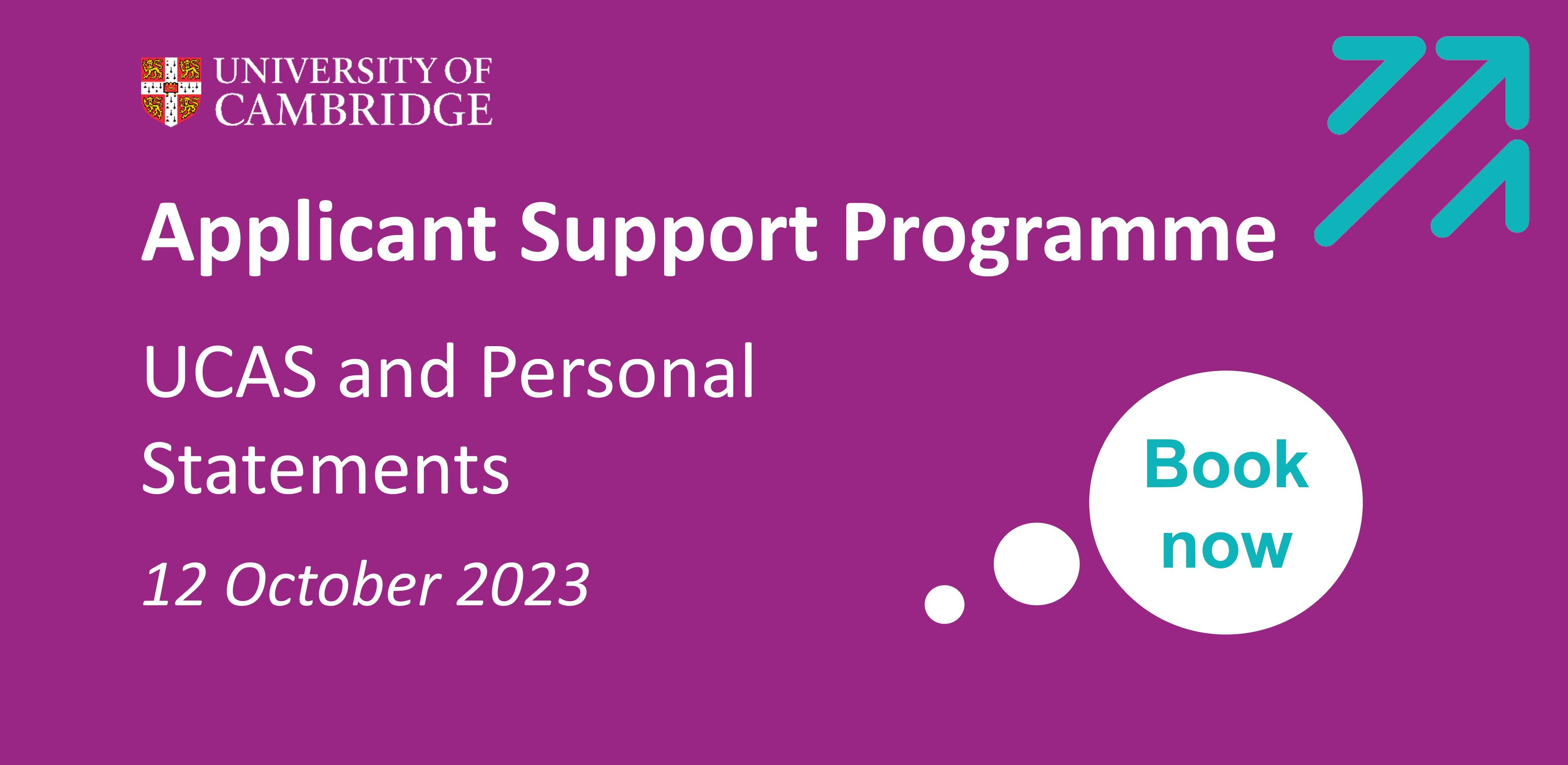 Sign up for the applicant support programme here